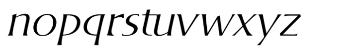 DT Skiart Subtle Regular Italc Font LOWERCASE