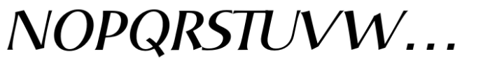 DT Skiart Subtle Semi Bold Italc Font UPPERCASE