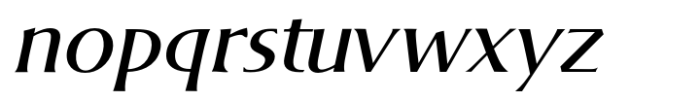 DT Skiart Subtle Semi Bold Italc Font LOWERCASE