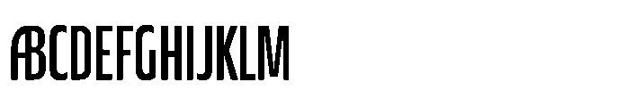 DT Synthaxel Sans 140 Font UPPERCASE