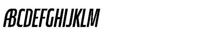 DT Synthaxel Sans 141 Font UPPERCASE