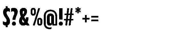 DT Synthaxel Sans 150 Font OTHER CHARS