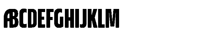 DT Synthaxel Sans 150 Font UPPERCASE