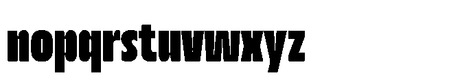 DT Synthaxel Sans 160 Font LOWERCASE