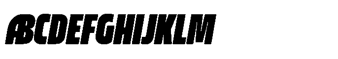 DT Synthaxel Sans 161 Font UPPERCASE