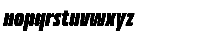 DT Synthaxel Sans 161 Font LOWERCASE