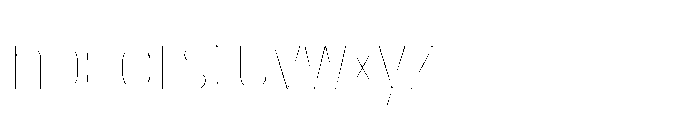 DT Synthaxel Sans 210 Font LOWERCASE
