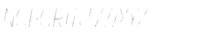DT Synthaxel Sans 211 Font UPPERCASE