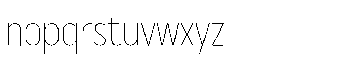 DT Synthaxel Sans 220 Font LOWERCASE
