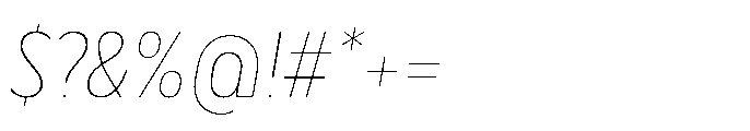 DT Synthaxel Sans 221 Font OTHER CHARS