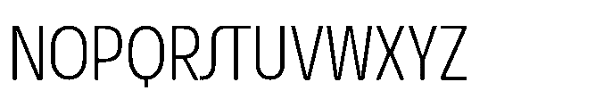 DT Synthaxel Sans 230 Font UPPERCASE