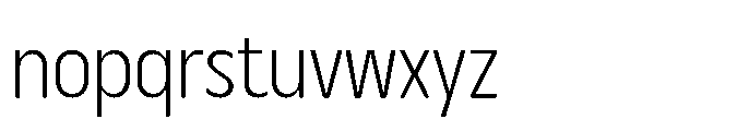 DT Synthaxel Sans 230 Font LOWERCASE