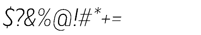 DT Synthaxel Sans 231 Font OTHER CHARS