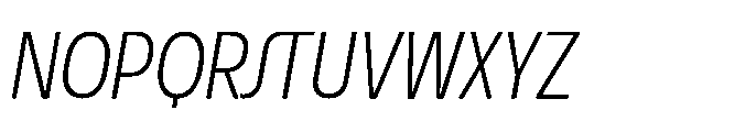 DT Synthaxel Sans 231 Font UPPERCASE