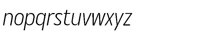 DT Synthaxel Sans 231 Font LOWERCASE