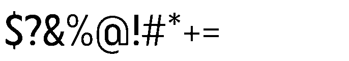 DT Synthaxel Sans 240 Font OTHER CHARS
