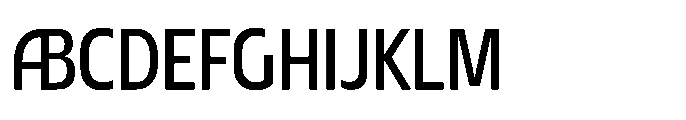 DT Synthaxel Sans 240 Font UPPERCASE