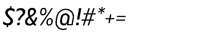 DT Synthaxel Sans 241 Font OTHER CHARS