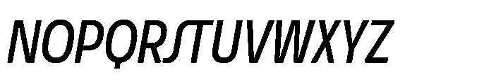 DT Synthaxel Sans 241 Font UPPERCASE