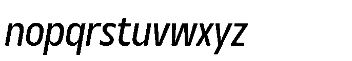 DT Synthaxel Sans 241 Font LOWERCASE