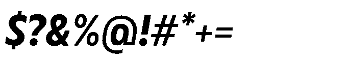 DT Synthaxel Sans 251 Font OTHER CHARS