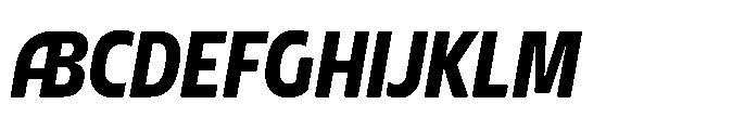 DT Synthaxel Sans 251 Font UPPERCASE