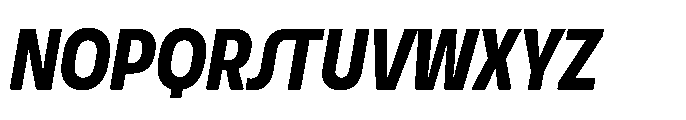 DT Synthaxel Sans 251 Font UPPERCASE