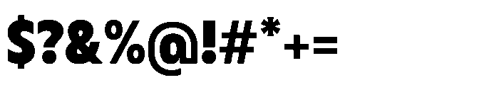 DT Synthaxel Sans 260 Font OTHER CHARS
