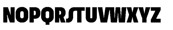 DT Synthaxel Sans 260 Font UPPERCASE