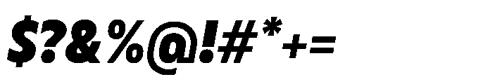 DT Synthaxel Sans 261 Font OTHER CHARS