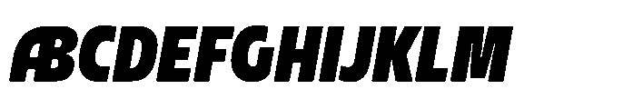 DT Synthaxel Sans 261 Font UPPERCASE