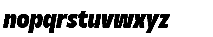 DT Synthaxel Sans 261 Font LOWERCASE