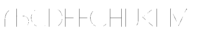 DT Synthaxel Sans 310 Font UPPERCASE