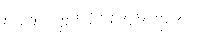 DT Synthaxel Sans 311 Font LOWERCASE