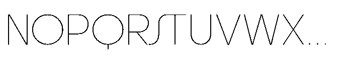 DT Synthaxel Sans 320 Font UPPERCASE