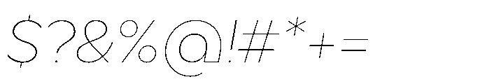 DT Synthaxel Sans 321 Font OTHER CHARS