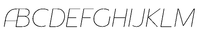 DT Synthaxel Sans 321 Font UPPERCASE