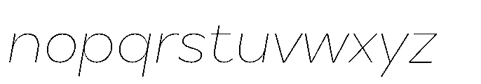 DT Synthaxel Sans 321 Font LOWERCASE