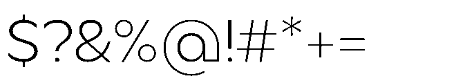 DT Synthaxel Sans 330 Font OTHER CHARS