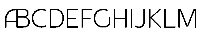 DT Synthaxel Sans 330 Font UPPERCASE