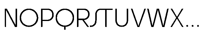 DT Synthaxel Sans 330 Font UPPERCASE
