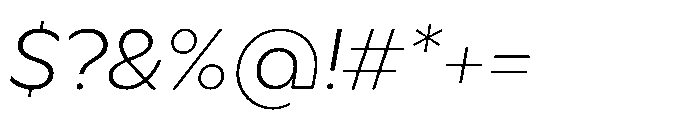 DT Synthaxel Sans 331 Font OTHER CHARS