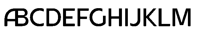 DT Synthaxel Sans 340 Font UPPERCASE