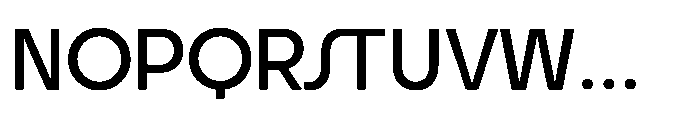 DT Synthaxel Sans 340 Font UPPERCASE