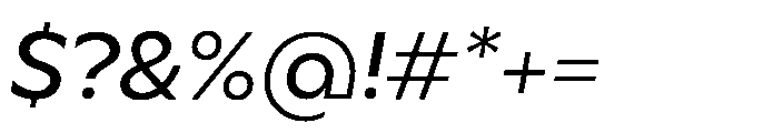 DT Synthaxel Sans 341 Font OTHER CHARS
