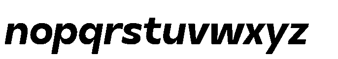 DT Synthaxel Sans 351 Font LOWERCASE
