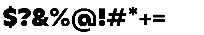 DT Synthaxel Sans 360 Font OTHER CHARS
