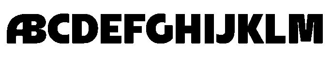 DT Synthaxel Sans 360 Font UPPERCASE