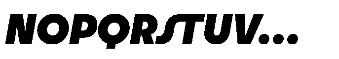 DT Synthaxel Sans 361 Font UPPERCASE