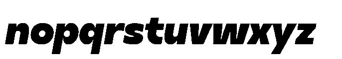 DT Synthaxel Sans 361 Font LOWERCASE